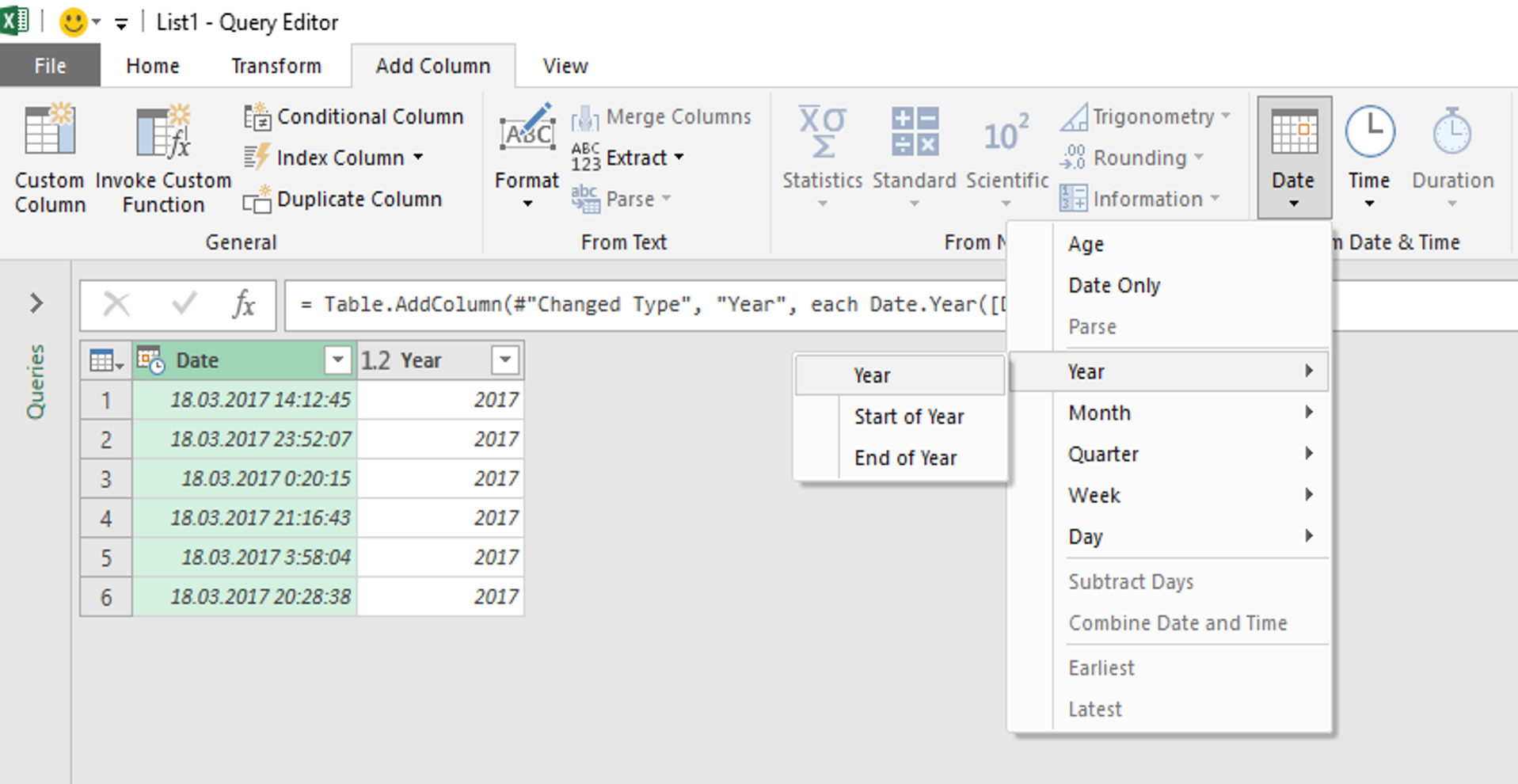 Date Modifications With Power Query Trainings Consultancy Tutorials