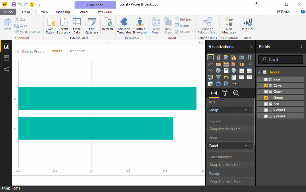 Pearson correlation coefficient in Power BI – Trainings, consultancy ...