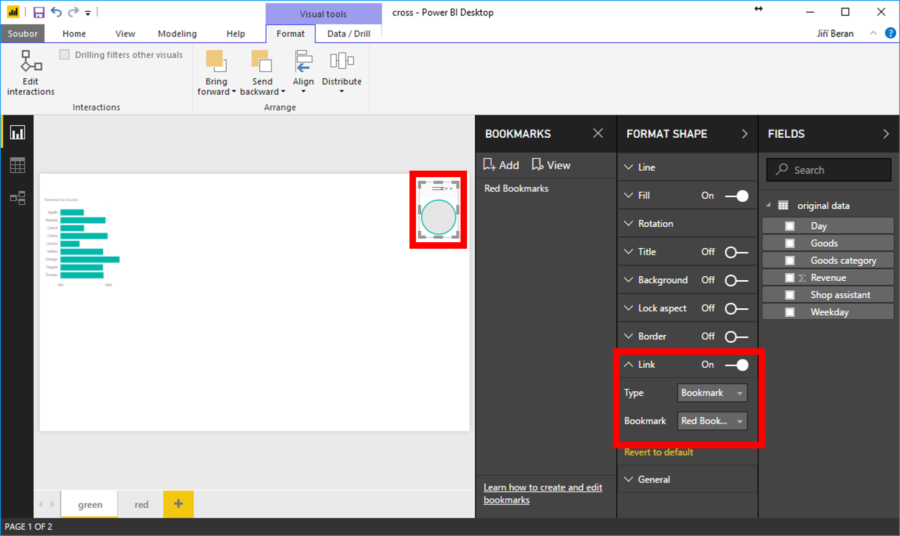 Bookmarks And Links In Power Bi Exceltown Kurzy Presne Pro Vas