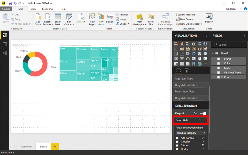 DRILLTHROUGH filtering in Power BI – short tutorial – Trainings ...