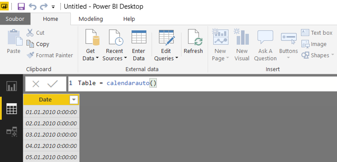 CALENDARAUTO – create the time dimension automatically (DAX – Power Pivot, Power  BI) – Trainings, consultancy, tutorials
