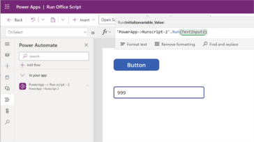 Value from Power Apps into a Excel cell – using Power Automate and ... image.