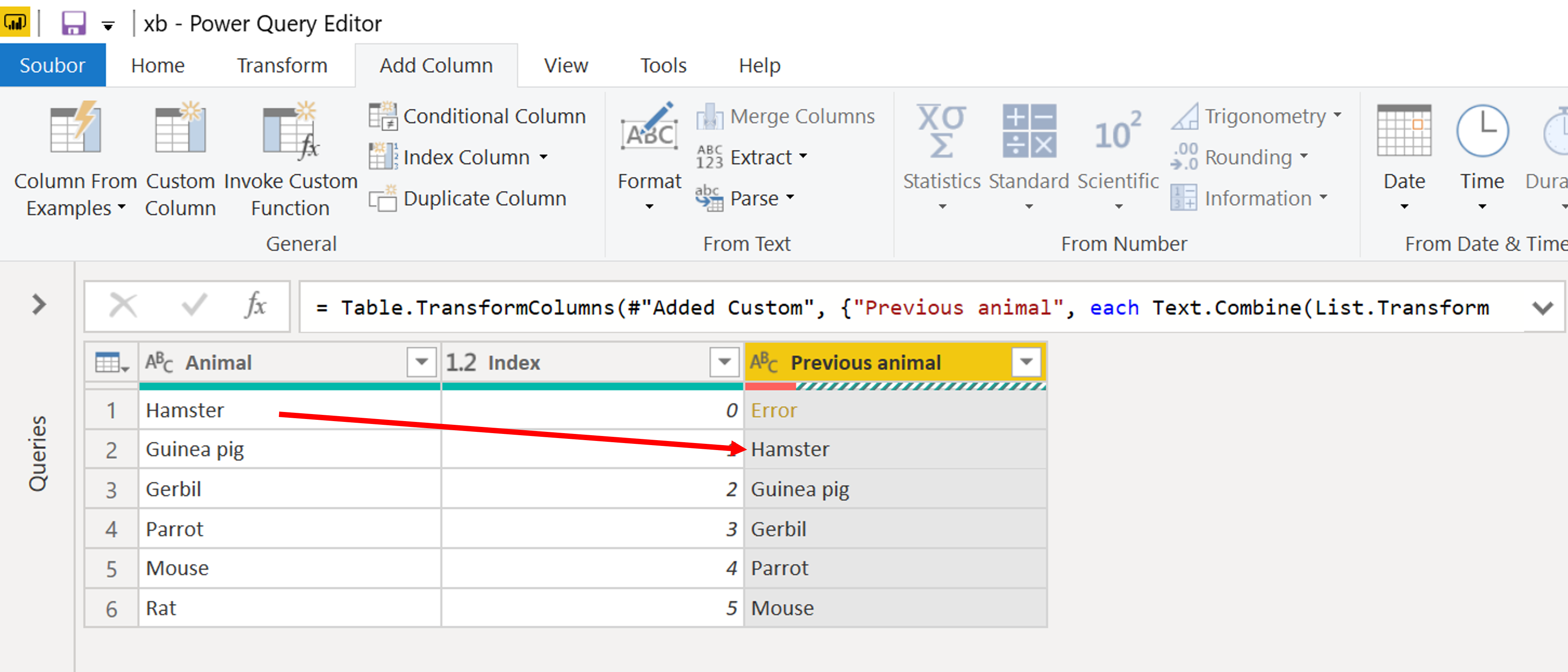 Value From Previous Row Power Query M Language Exceltown Kurzy Presne Pro Vas